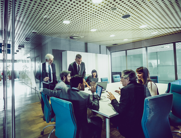 Business People Having a Meeting